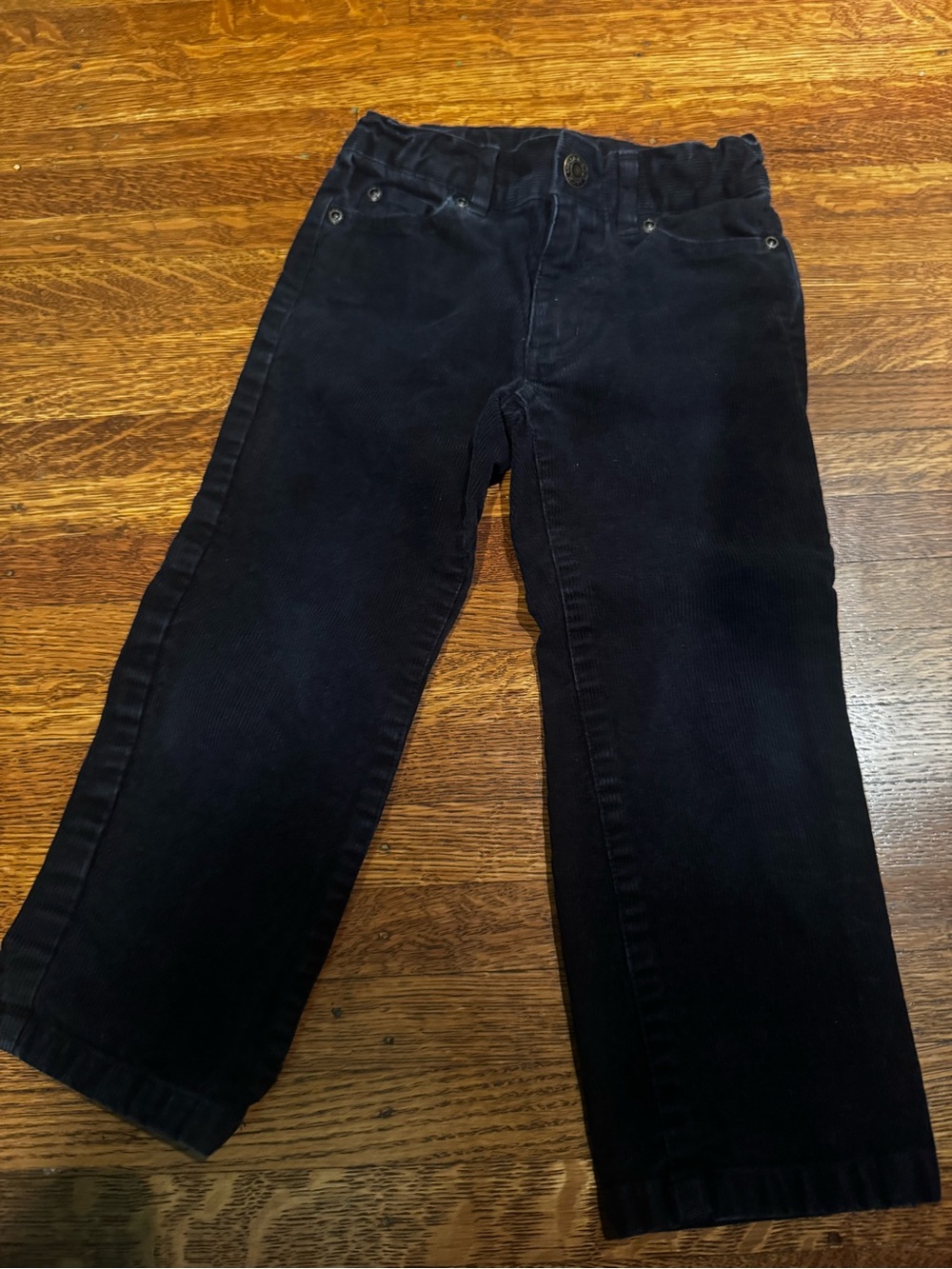 Janie and Jack Black 3T Boy Corduroy Pants